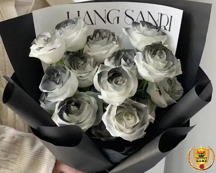 520专属11朵黑骑士玫瑰花生日花束花店送花上门鲜花免费配送生日鲜花生日礼物送男士对象