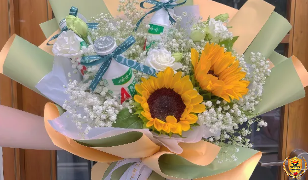 6.1儿童节【童心未泯】儿童节零食花束AD钙奶花束向日葵花束儿童节鲜花儿童节礼物送爱人闺蜜花店送花上门