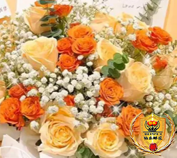 七夕花束【想见你】11朵香槟玫瑰鲜花束七夕鲜花七夕礼物送爱人/男友礼物花店送花上门