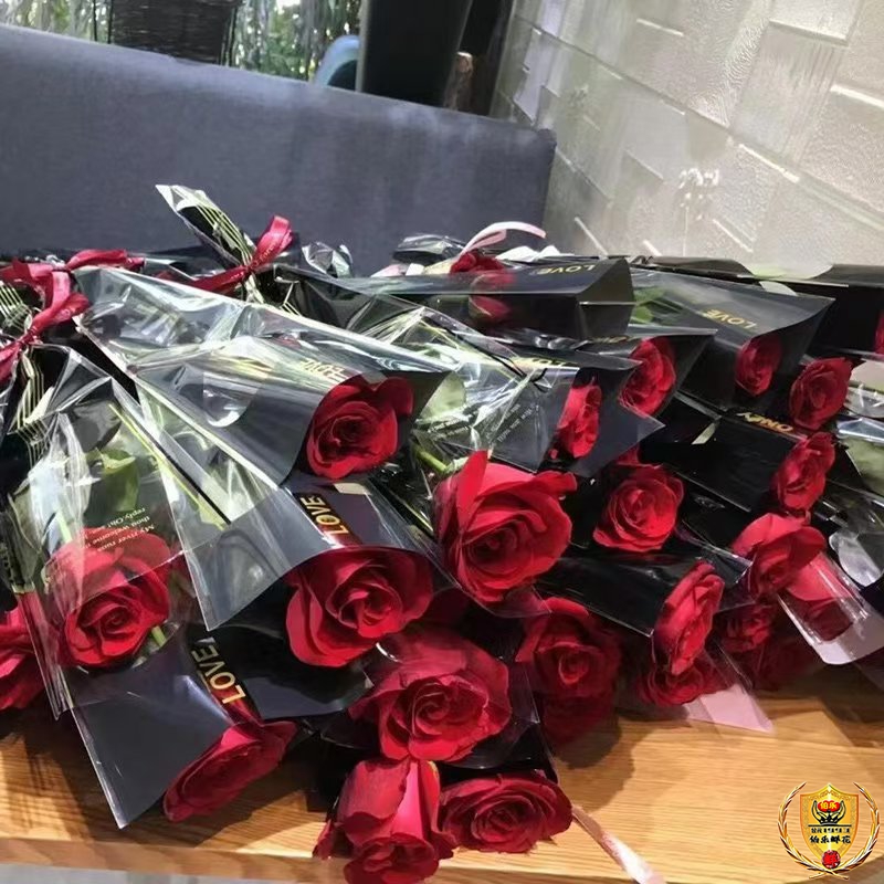 38女神节企业团购单支红色/粉色玫瑰花束38女神节礼物女神节鲜花送员工花店送花上门