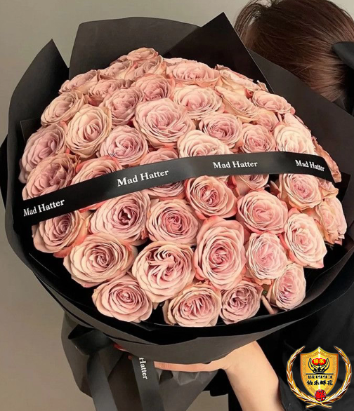 情人节专属【永远守护你】33朵卡布奇诺玫瑰花束生日花束表白鲜花礼物生日惊喜送闺蜜送女友