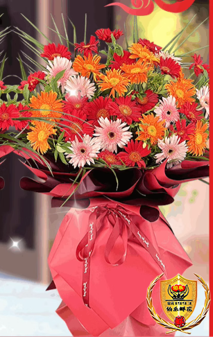 【爆款花篮】33朵混搭弗朗单个开业花篮送领导送朋友单层开业花篮同城花店免费配送上门