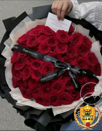 情人节专属【唯有你名入我心】热卖款经典33朵红玫瑰花鲜花束送老婆/女朋友/爱人生日花束、表白鲜花花店送花上门