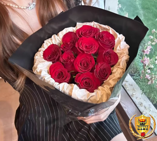 【红玫瑰爆款】11朵红玫瑰花花束生日鲜花周年纪念日送女友送爱人开学花束送同学十月鲜花店配送上门