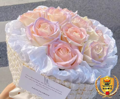 【美丽花花世界】11朵蔷薇粉玫瑰花小香风网红热卖鲜花束生日鲜花九月开学季惊喜礼物送女友送爱人花店配送